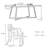 Stainless steel solid wood dining table set-106445360