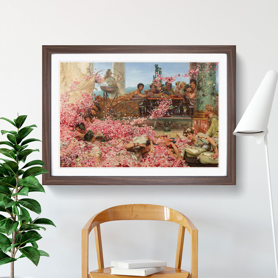 The Roses of Heliogabalus by Lawrence Alma-Tadema - Framed Print