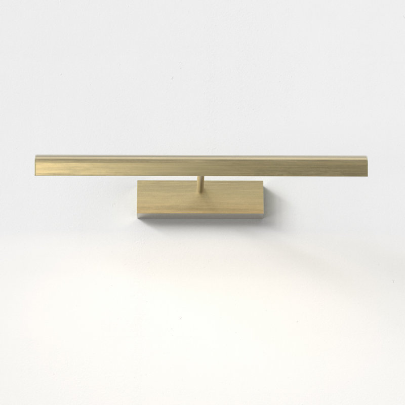 Renoir, 2.36" H x 20.47" W x 9.65" D, Matt Brushed Brass, 612 Lumens