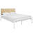 Mia Vinyl Platform Bed Frame-1803270939-1803270936