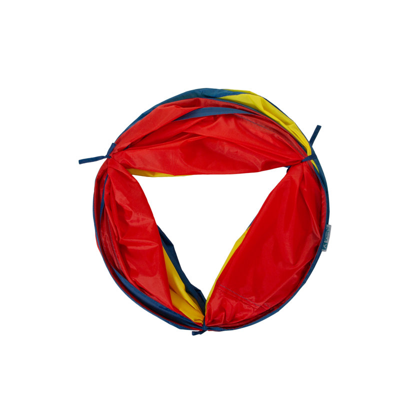 Primary Colors Spring Steel Toddler Play Tunnel