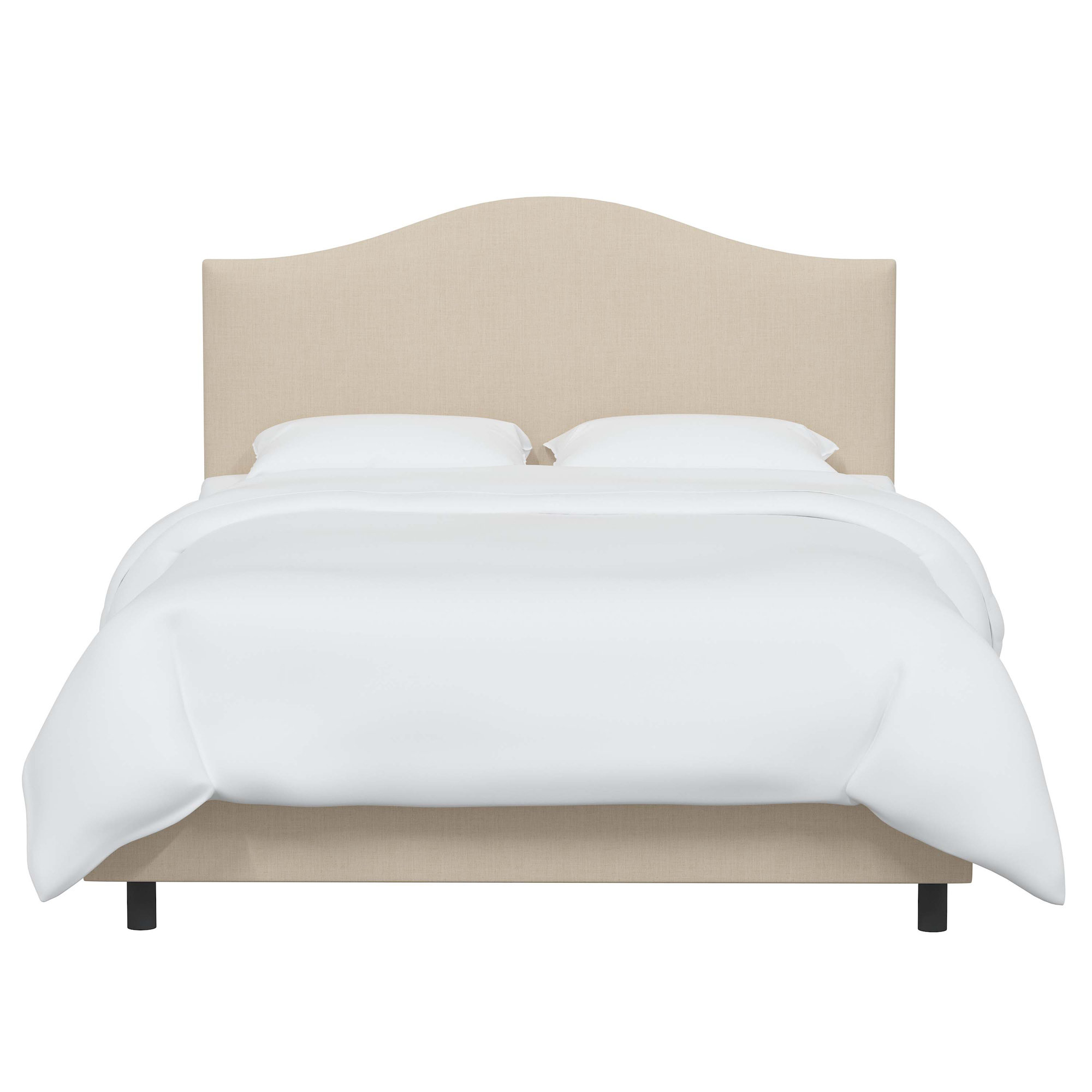 Morris Upholstered Standard Bed, Classic Linen Linen, California King