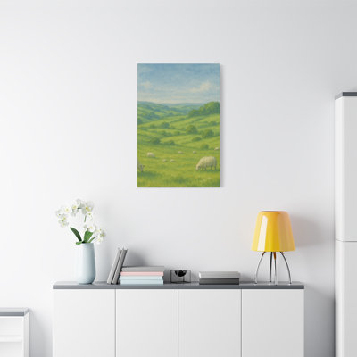 Aaroon Single Picture Frame Print on Canvas
