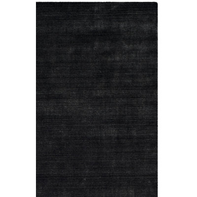 Mcelroy Hand-Woven Flatweave Anthracite Area Rug