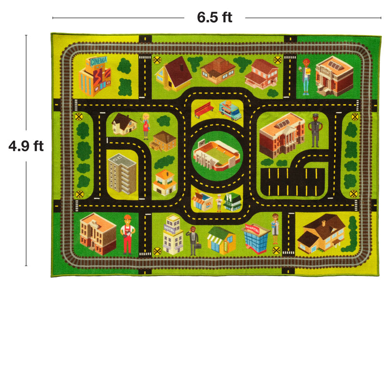 Coilin Polyester Blend Bath Rug