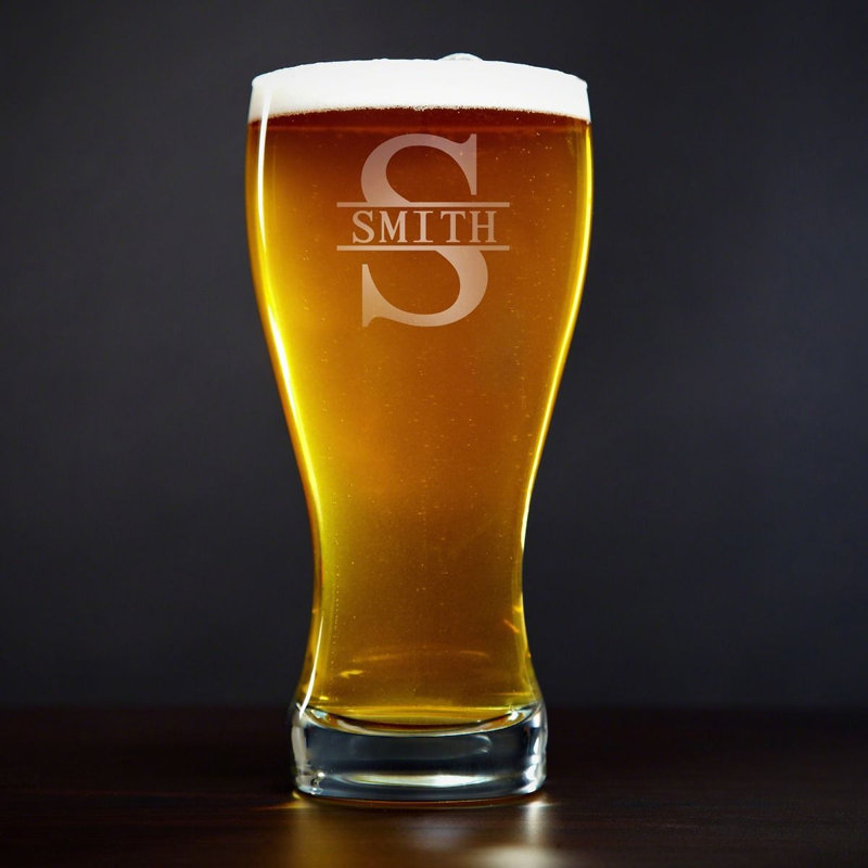 Pilsner Beer Glasses Set of 4 , Yes