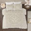 Ensemble de housse de couette en coton 3 pièces très grand / très grand californien-125869249