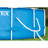 Plastic Round Frame Set Pool 40'' H x 105'' W x 128'' L , with Pump Included