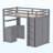 Gerrilyn Kids Twin Loft Bed with Drawers-22862741