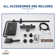 2 Functions Thermostatic shower system with 3-Setting Handheld Shower and Rough-in Valve