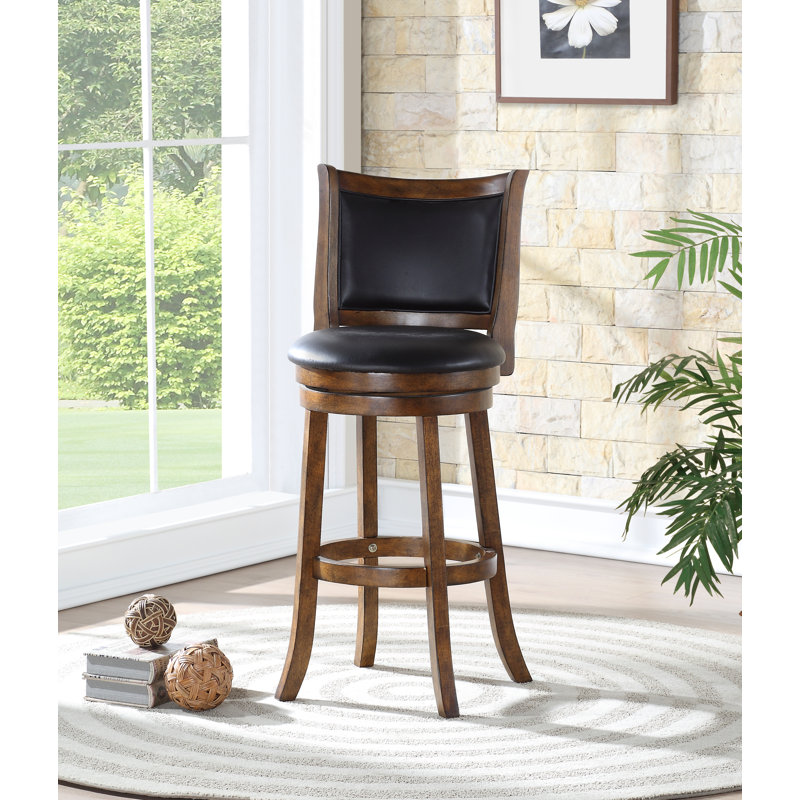 Jeven Swivel Upholstered Counter Stool, Bar Stool (29" Seat Height)