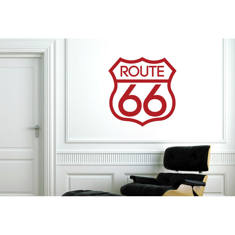 Non-Wall Damaging Wall Decal, Dark Red