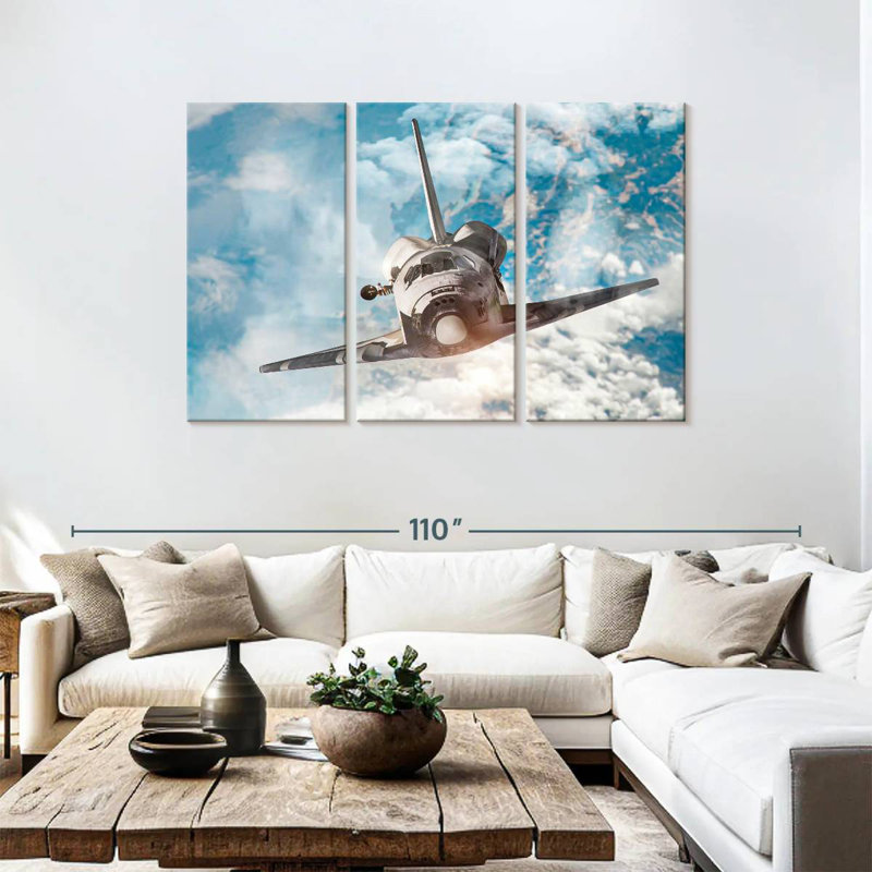 Oberle Spacecraft Ascent, 48" H x 74" W