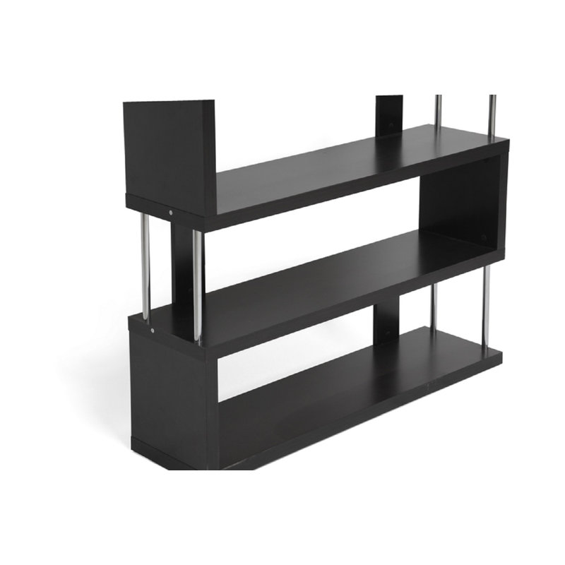 Rencher Geometric Bookcase, (3 Shelves) 38" H x 43" W x 11" D