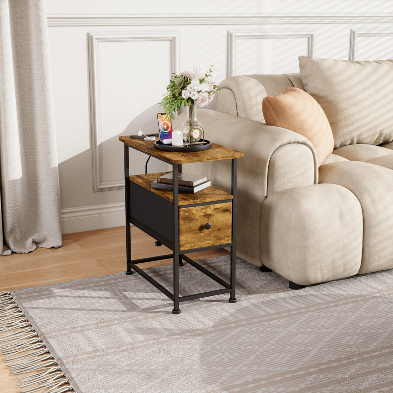 End Table, Dark Brown/Black