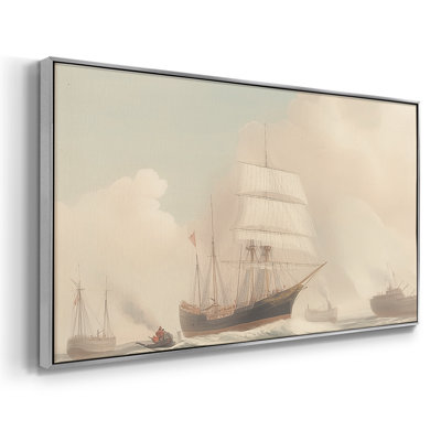 Série nautique-LX- Toile tendue avec châssis tendue - Prêt à accrocher