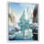 Cadre flottant blanc