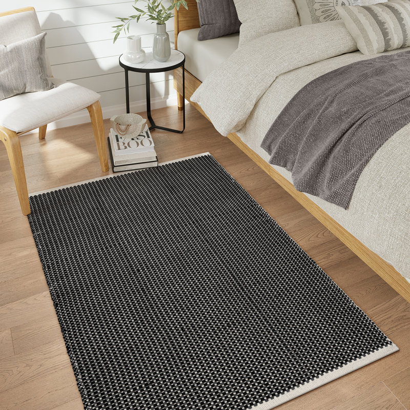 Tapis lavable en coton tissé Griss, Tapis de couloir 2 pi x 6 pi