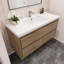 Ensemble de meuble-lavabo simple mural 48 po Azden-1899339826