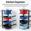 Support à casseroles réglable, support de cuisine, support de rangement