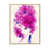 Toile avec cadre flottant brun