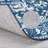 Washable Vintage Runner – Non-Slip, Foldable, Thin Distressed Rug for Hallway, Kitchen, Bathroom (Blue)-1675910392