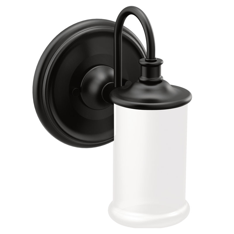 Belfield 1-Light Bath Sconce, Matte Black