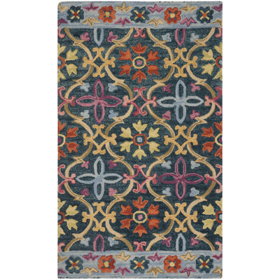 Talmo Hand Hooked Wool Oriental Rug