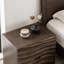 Table de chevet cannelée à profil courbé, table de bout à 2 tiroirs, table de chevet pour chambre à coucher, salon-2133356589