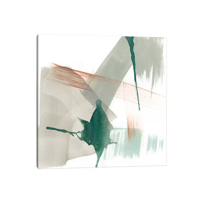 Earthy Gestures VI by Jennifer Goldberger - Wrapped Canvas Painting