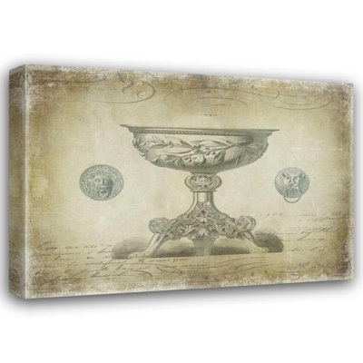 Red Barrel Studio® Jeffries, Oliver Gallery Wrapped Canvas Art Titled: Ornamental III
