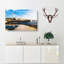 Lighthouse & Seascape In Canada Painting - Wrapped Canvas-56661848