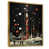 Toile avec cadre flottant or