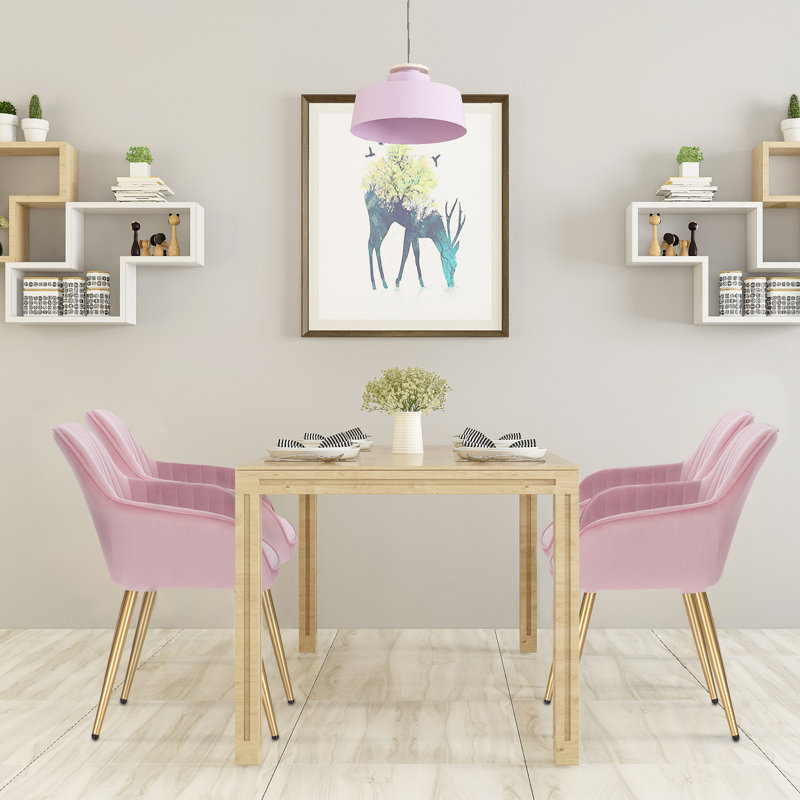 Pelham Upholstered Chair, Pink