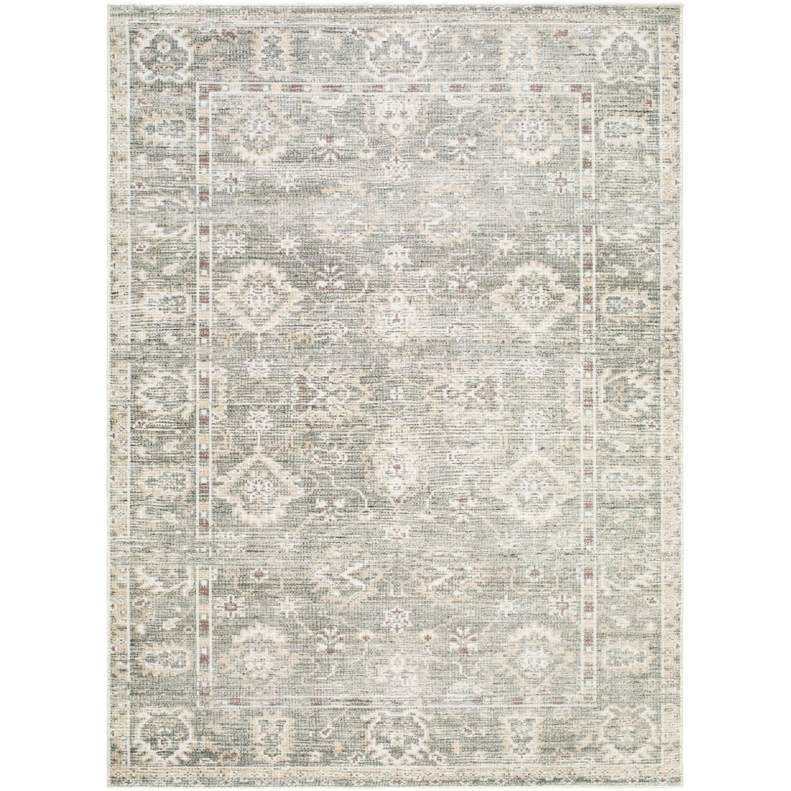 Galey Alix x Livabliss Collins Avenue Abstract Rug, Rectangle 7'9" x 10', Gray