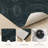 Celestial Swirls Non-Slip Washable Kitchen Mats