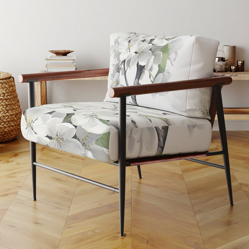 Fauteuil d'appoint Curtisville - Apple Blossom, Noir, noir, noir, noir
