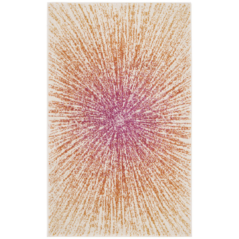 Faustina Performance Abstract Rug, Rectangle 3' x 5'