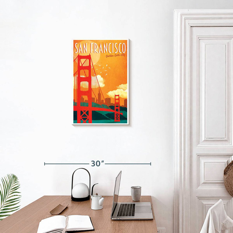 Golden Gate San Francisco, H 24 po x l 16 po