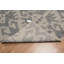 Tapis gris / beige en laine noué à la main de conception unique 6 pi x 9 pi Nataleigh