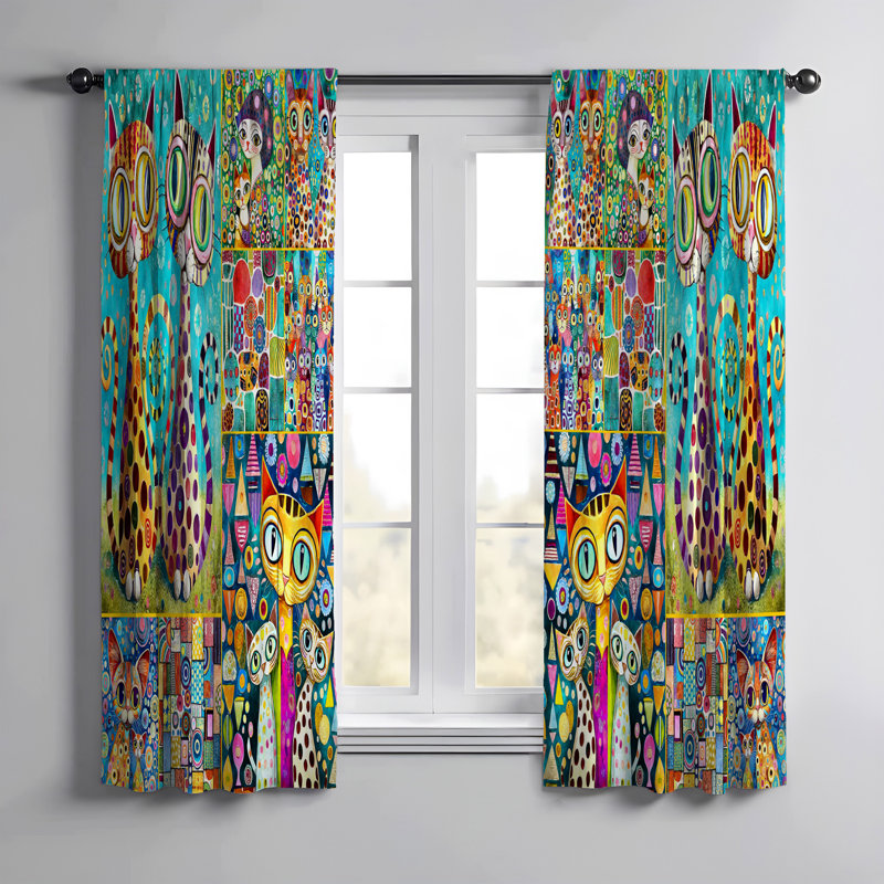Elyannah Room Darkening Curtain Pair, 40" W x 82" L