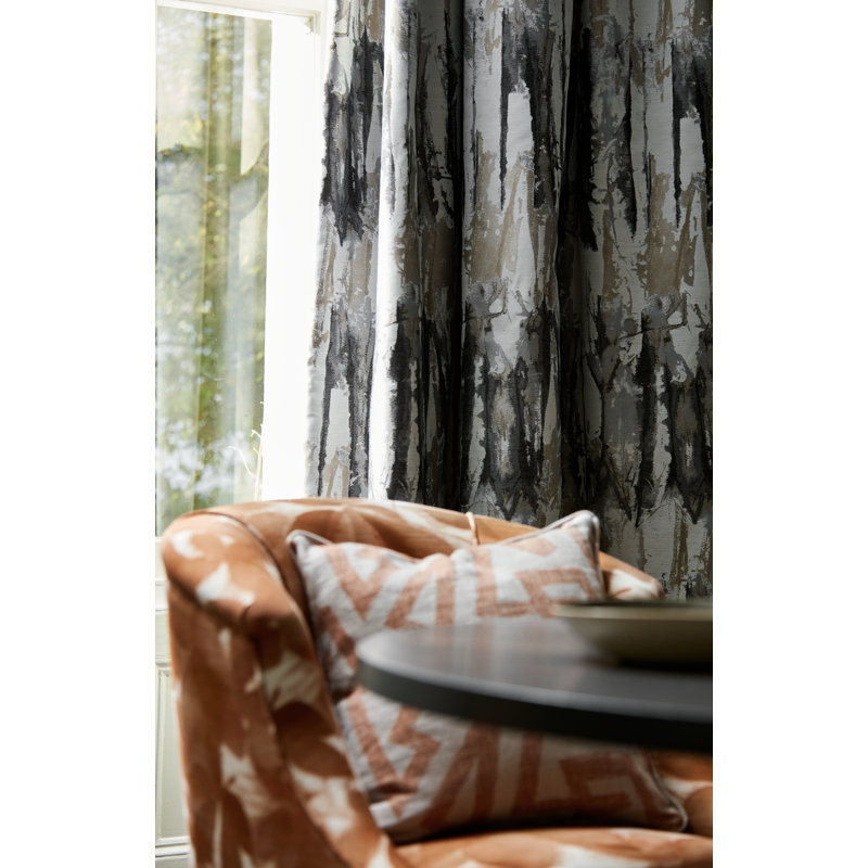 Eco Takara Fabric, Black Earth/Pumice