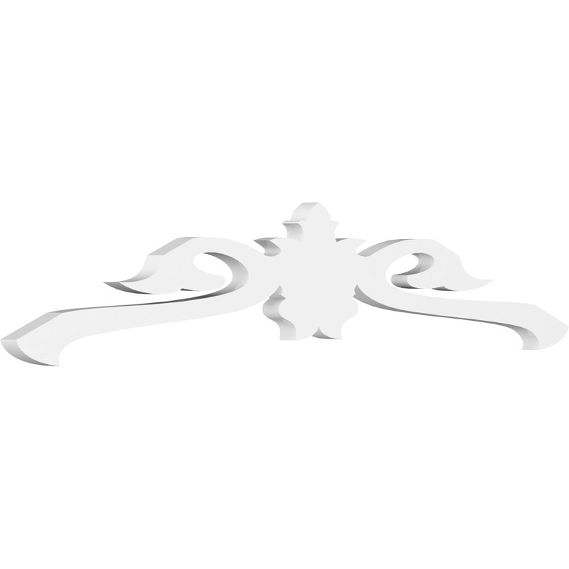 Pignon en PVC de qualité architecturale Florence, H 7,5 po x l 36 po x P 1 po, 5 / 12