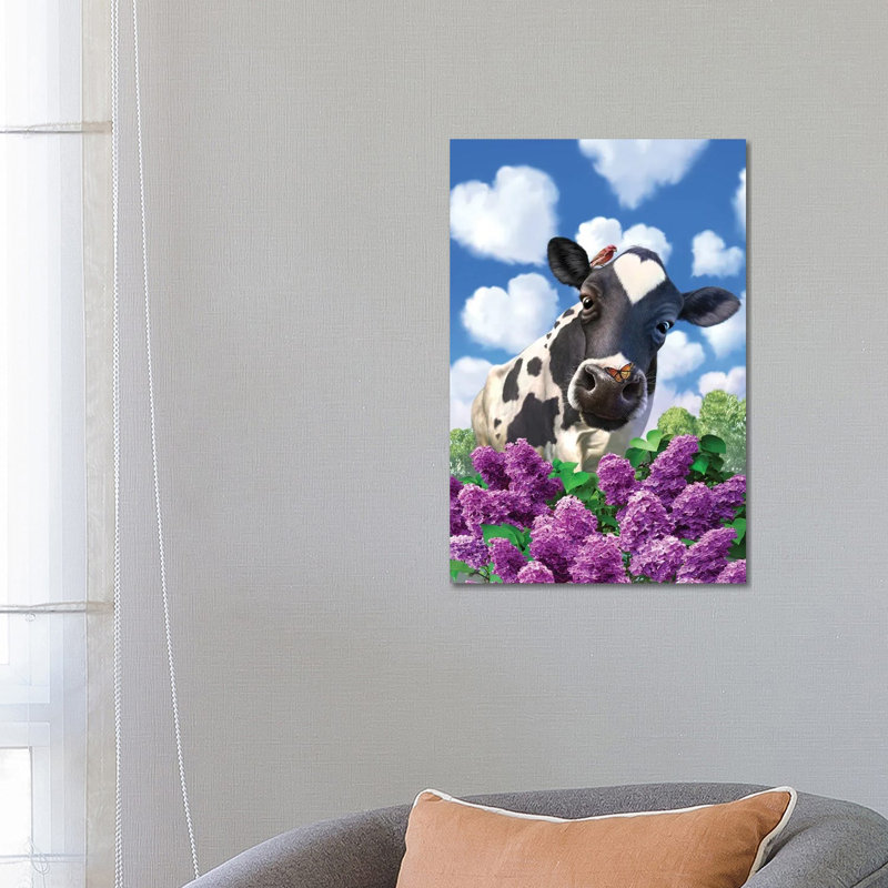 Cowabunga by Jerry LoFaro - Wrapped Canvas Painting, 66.04 cm H x 45.72 cm W x 1.91 cm D