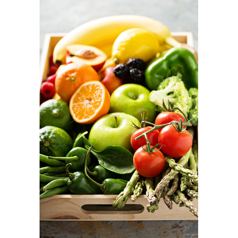 Légumes et fruits frais, H 18 po x l 12 po