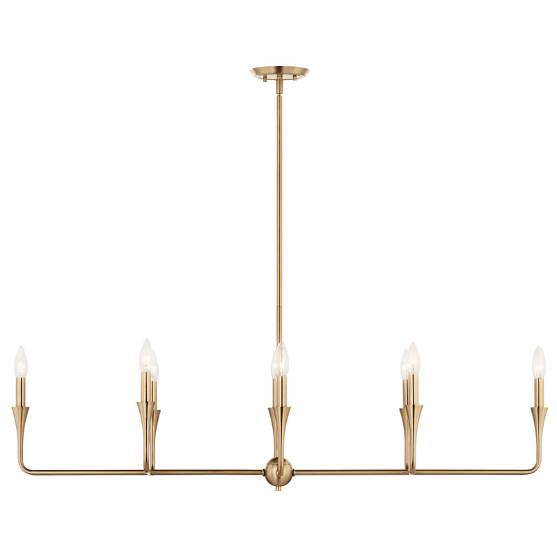 8 - Light Steel Dimmable Classic / Traditional Chandelier, Bronze
