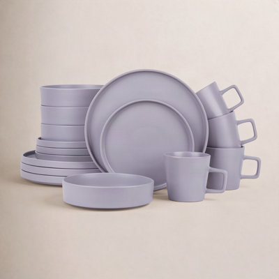 Stone Lain Cleo 16-Piece Dinnerware Set Stoneware