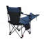 Chaise pliante / portative / inclinable réglable pour camping en plein air (ajustement à trois niveaux), poches latérales et porte-gobelet, sac de transport, bleu foncé
