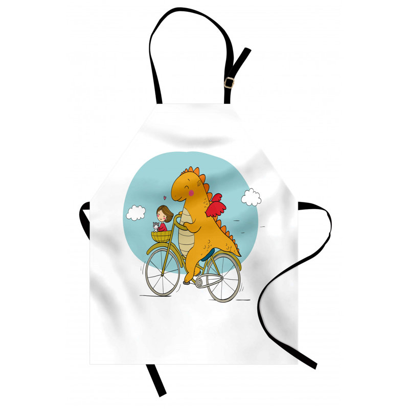 Tablier de vélo dinosaure
