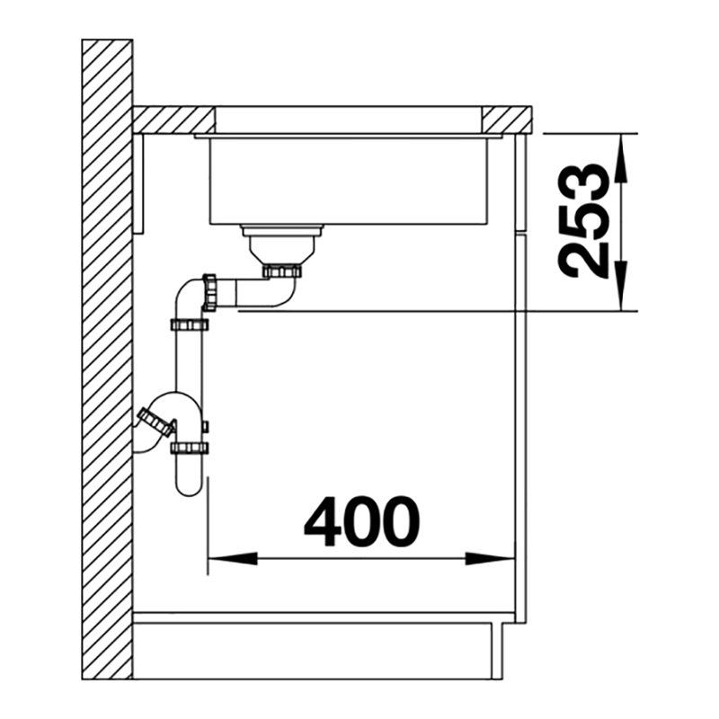 Subline Undermount Kitchen Sink, Anthracite